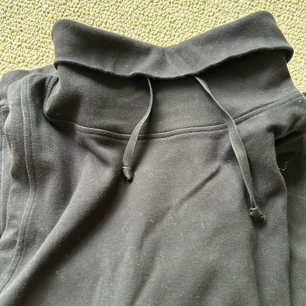 Eileen Fisher Funnel Neck Tunic Sweatshirt Black XS - Picture 5 of 7